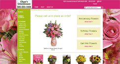 Desktop Screenshot of chasesgreenhouseandflorist.com